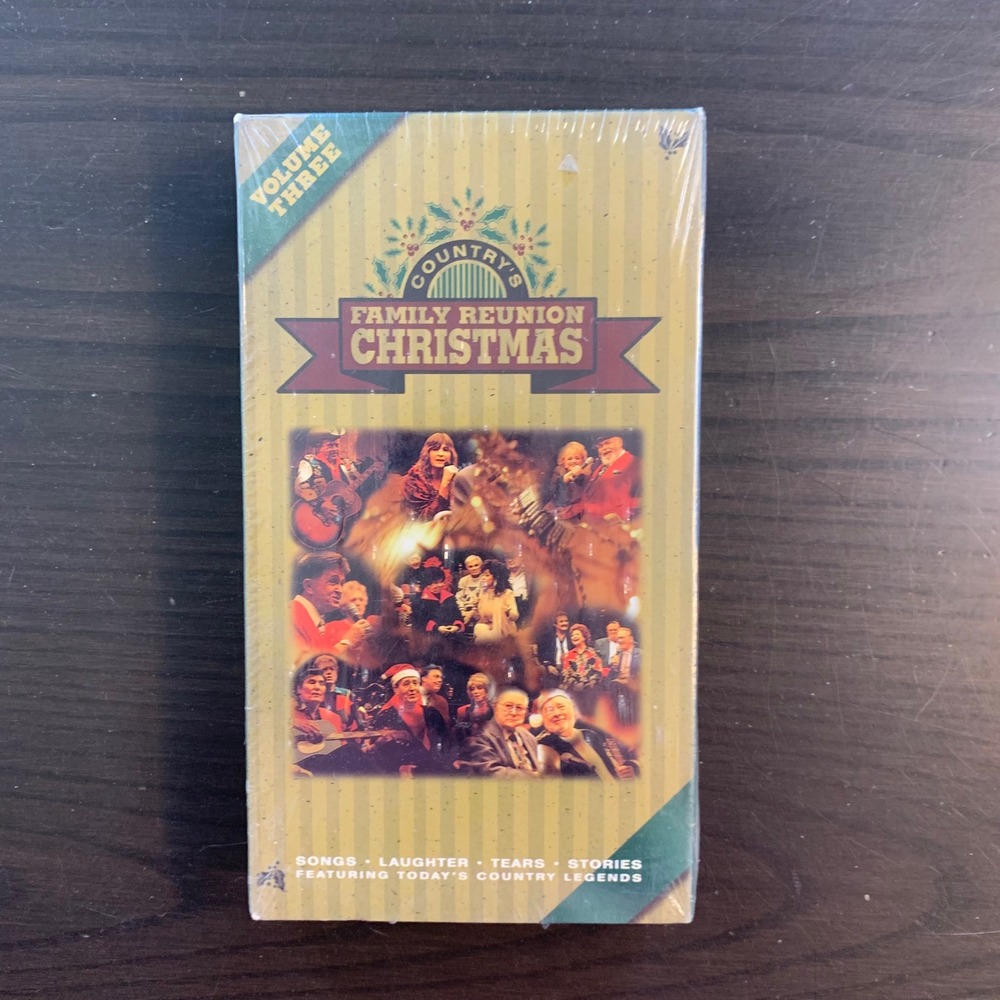 Countrys Family Reunion‎ Christmas Volume Three VHS 1998 Sealed Country Legends